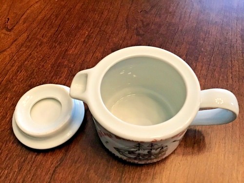 Tea Set (4 Piece Porcelain) “Large Sailing Ship Of The World” - Picture 4 of 11