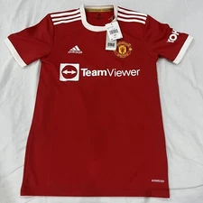 Adidas Manchester United Football Club 21/22 Home Jersey H31447 Men Sz XS NWT
