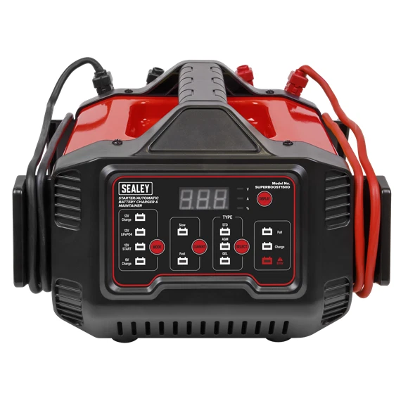 Sealey SUPERBOOST150D 6/12V 150A Starter/Automatic Battery Charger & Maintainer - Image 3 of 4