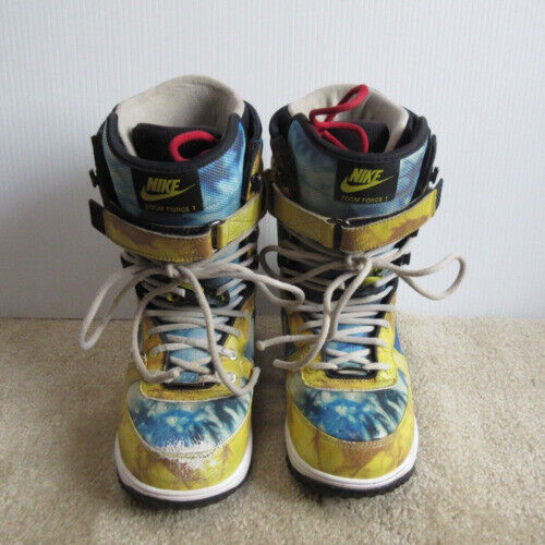 Nike Zoom Force I ZF1 334841-471 Men's Yellow/Blue Snowboard Nike Zoom Force I ZF1 334841-471 Men's Yellow/Blue Snowboard