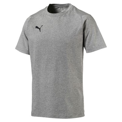 Puma Herren LIGA Casuals Tee Grau T-Shirt TShirt Freizeitshirt Gr. S NEU