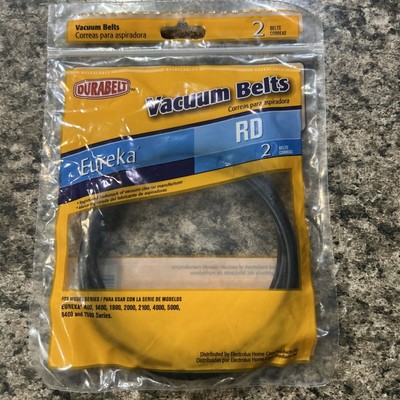 New Eureka RD Durabelt Vacuum Belts (2-Pack) #65100 2 Belts Never Opened