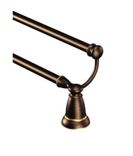 Moen Y2622BRB Bathroom or Kitchen 24" Double Towel Bar in Mediterranean Bronze