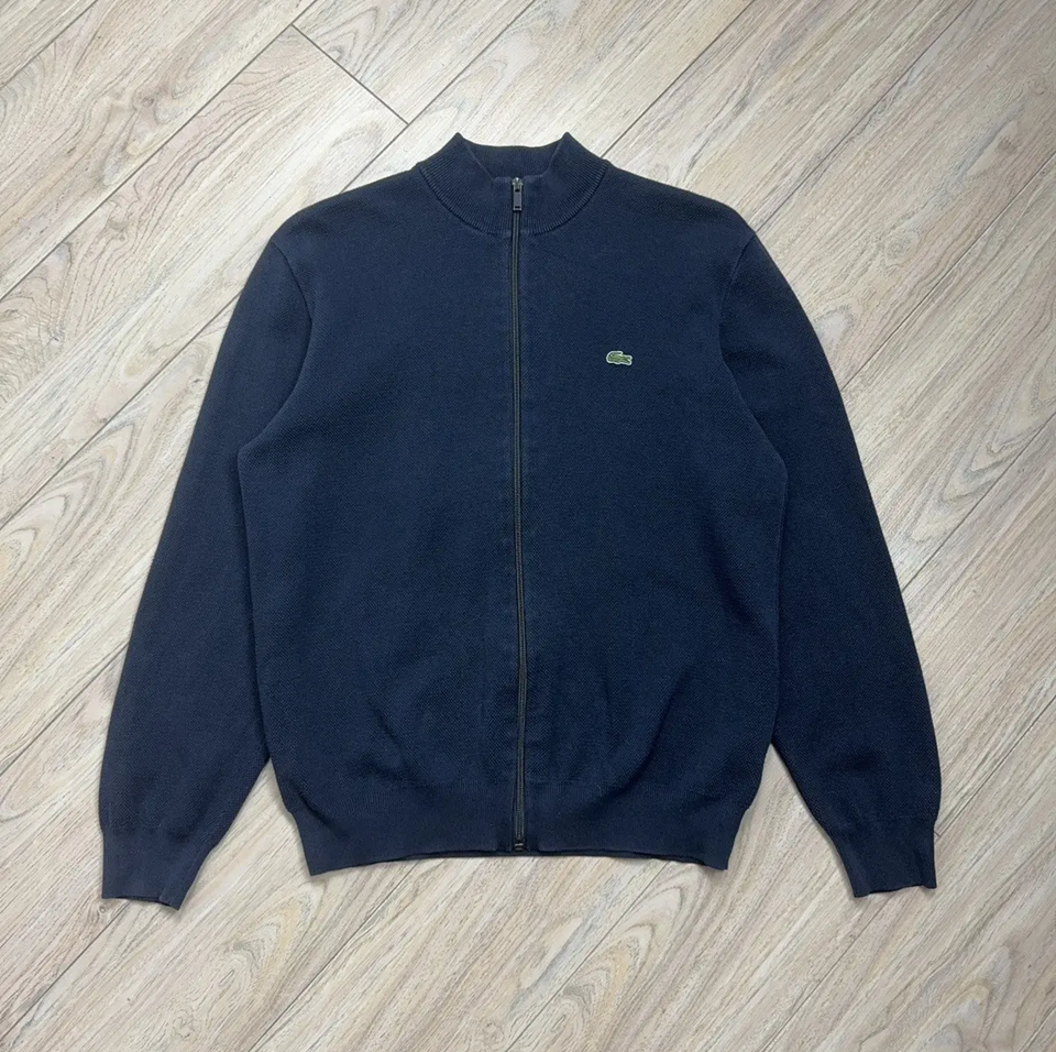 Lacoste Navy Zip-Up Light Jacket Size M