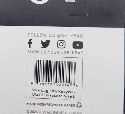 New Adult L Selk'Bag Lite recycled wearable sleeping bag in black - Picture 5 of 7