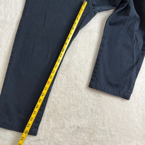 Spier & Mackay Chino Pants Mens 34 Relaxed Navy Blue Mid Rise Flat Front Trouser - Picture 6 of 16