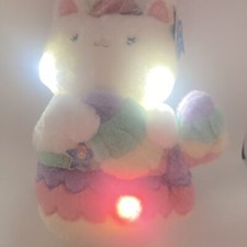 New FAO Schwarz Mermaid Cat Meowmaid Glow Brights Stuffed Animal Bubble Noise