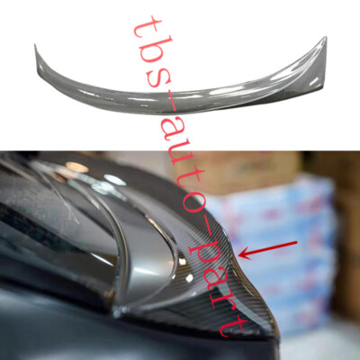 For Audi Q8 SQ8 2019-24 Carbon Fiber Rear Tail Trunk Spoiler Wing Lip