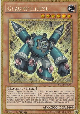 YU-GI-OH Gerümpelriese Gold SEcret Rare PGL2-E001