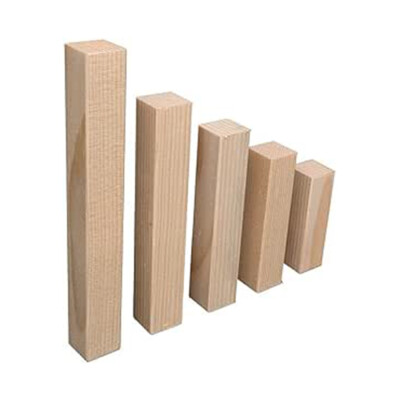 REESE Universal Sockelleisten-Ecke | Eckturm Eckblock Eckstab | Fichte Holz