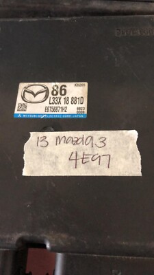 L33ページ 2007 Mazda 3 L34T 18 881 C Computer Brain Engine Control ECU ECM