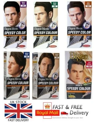 Bigen Speedy Men's Speedy Hair Dye and Colour brush