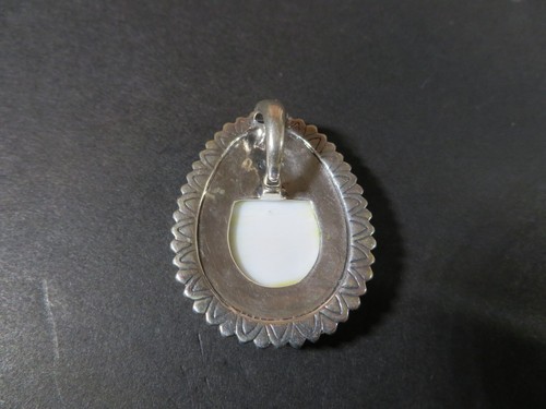 Carolyn Pollack 925 Sterling Silver Multi Stone Inlay Pendant - Picture 4 of 8