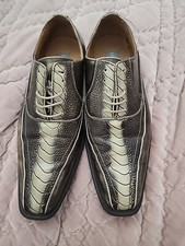 Lucio Ricci Men's Square Toe Oxford Dress Shoes Lace Up Size 13 M