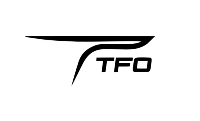 (2) 6" TFO vinyl decal logo sticker any surface sport fly fishing rod custom