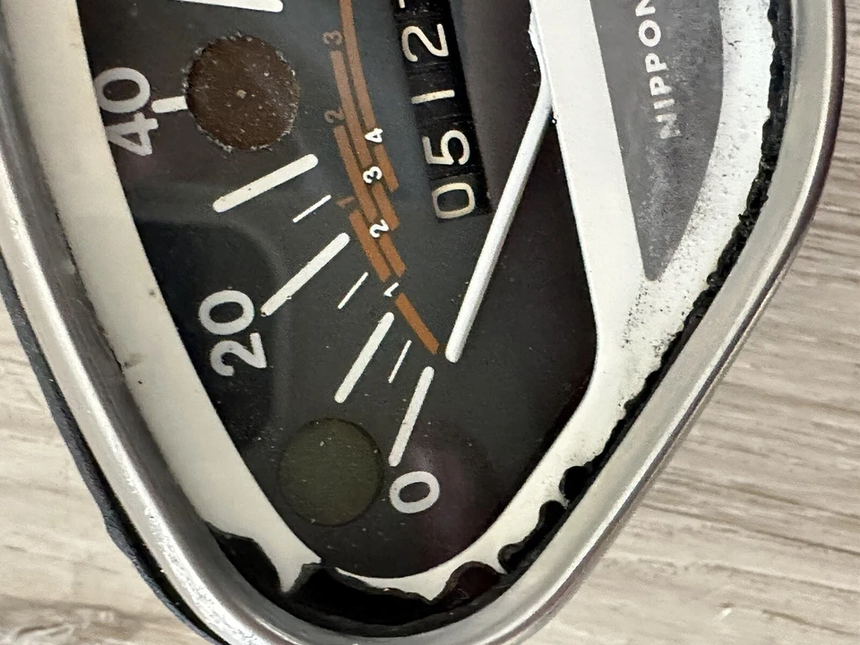 Velocímetro/odómetro Nippon Seiki 1969 Honda CT90 Trail 90 OEM Foto 4 de 4