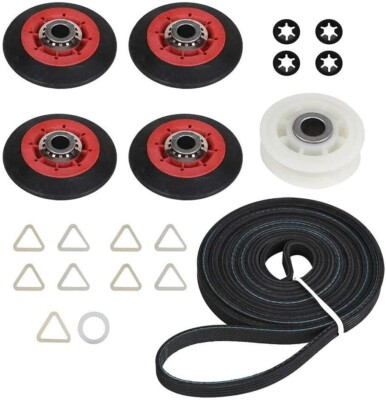 #ad Dryer Repair Kit Belt Rollers Kenmore Elite Smartheat Quiet Pak 9 He4 110 Series $26.99