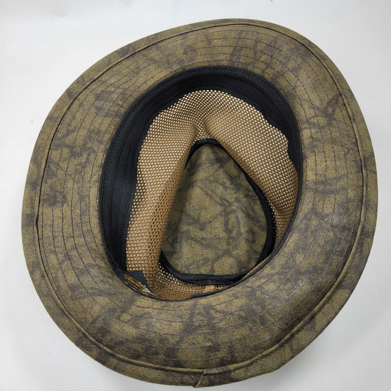 Henschel Packable Bucket Fishing Hunting Green Camo Brown Mesh Size Large L