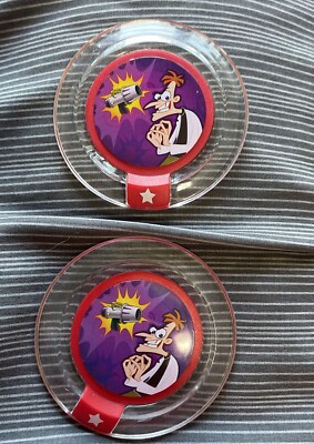 Disney Infinity Power Disc Dr. Doofenshmirtz's Damage-Inator INF-3000007 (Lot/2)