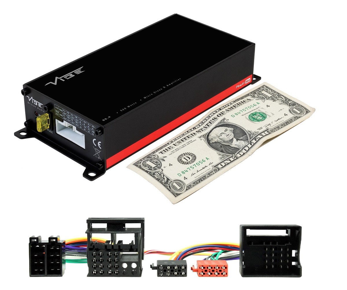 Vibe Car Amplifier + Subwoofer + Speaker Upgrade Kit for BMW 4