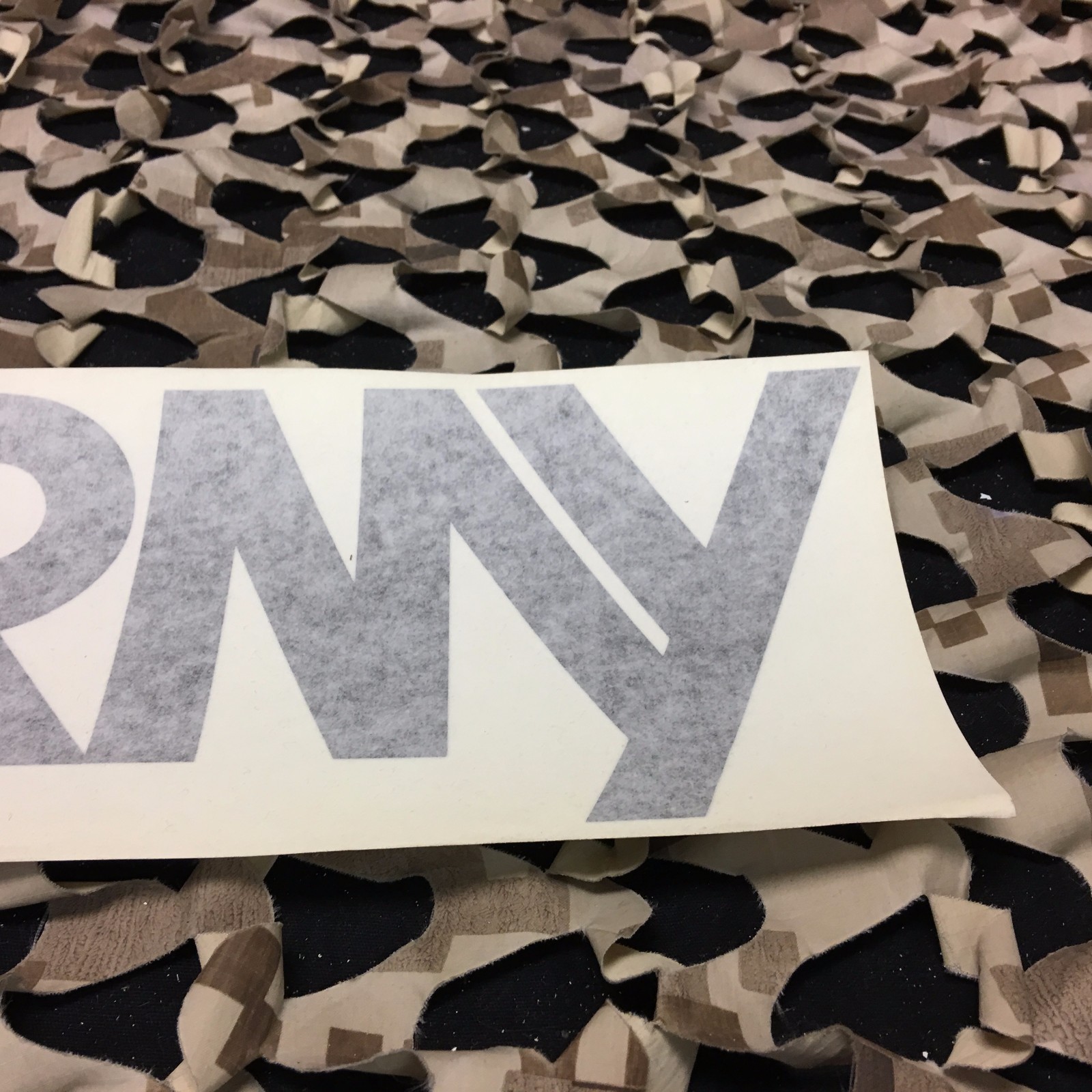 NEW HK Army Paintball Car Sticker - Typeface Black