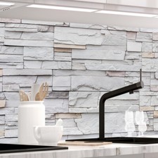 Küchenrückwand - BRUCH STEINWAND - 1.5mm Ha...