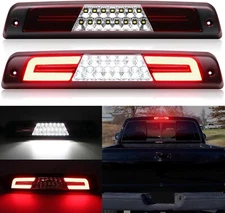 Fit For 1994-2002 Dodge Ram 1500 2500 3500 Third 3rd Brake Tail Light Red Lens