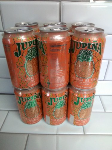 Jupina Pineapple Soda - 12fl oz Cans (12 Pack) - 第 1/4 張圖片