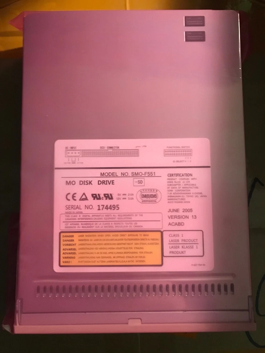Lettore Esterno SCSI Spyrus RD300 Per Schede CF, Colore Beige, Modello Del 1997, NOS