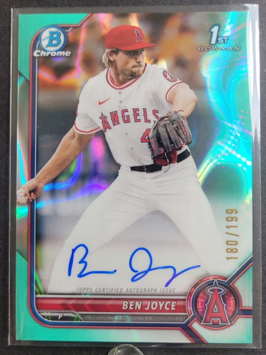 2022 Bowman Chrome BEN JOYCE 1st Bowman Aqua Lava Refractor Auto
