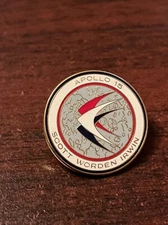 Apollo 15 Mission Scott Worden Irwin Space Shuttle NASA Lapel Hat Pin
