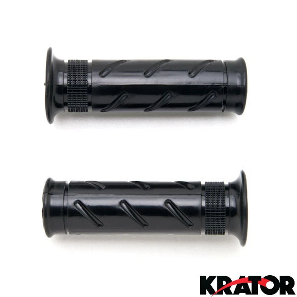 Empuñaduras negras para motocicleta de 7/8" pulgadas para Triumph Bonneville America T100 SE Foto 4 de 4