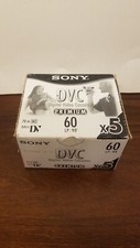 Sony DVC Premium DV 60 LP 90 Premium Cassette Tape Sealed Lot of 5 W/OG Box