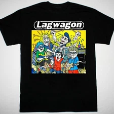 Lagwagon band caricature T-shirt black Cotton All sizes S-5Xl 18