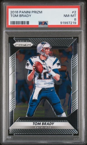 2016 Panini Prizm #2 Tom Brady - PSA 8