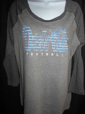women's detroit lions long sleeve shirt