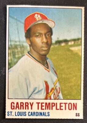 1978 Hostess Garry Templeton Hand Cut 2nd Year Card #43 Cardinals Shortstop VG