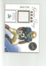 2007 PRESS PASS SE GAME DAY GEAR JERSEYS GOLD #DW DARIUS WALKER 089/299