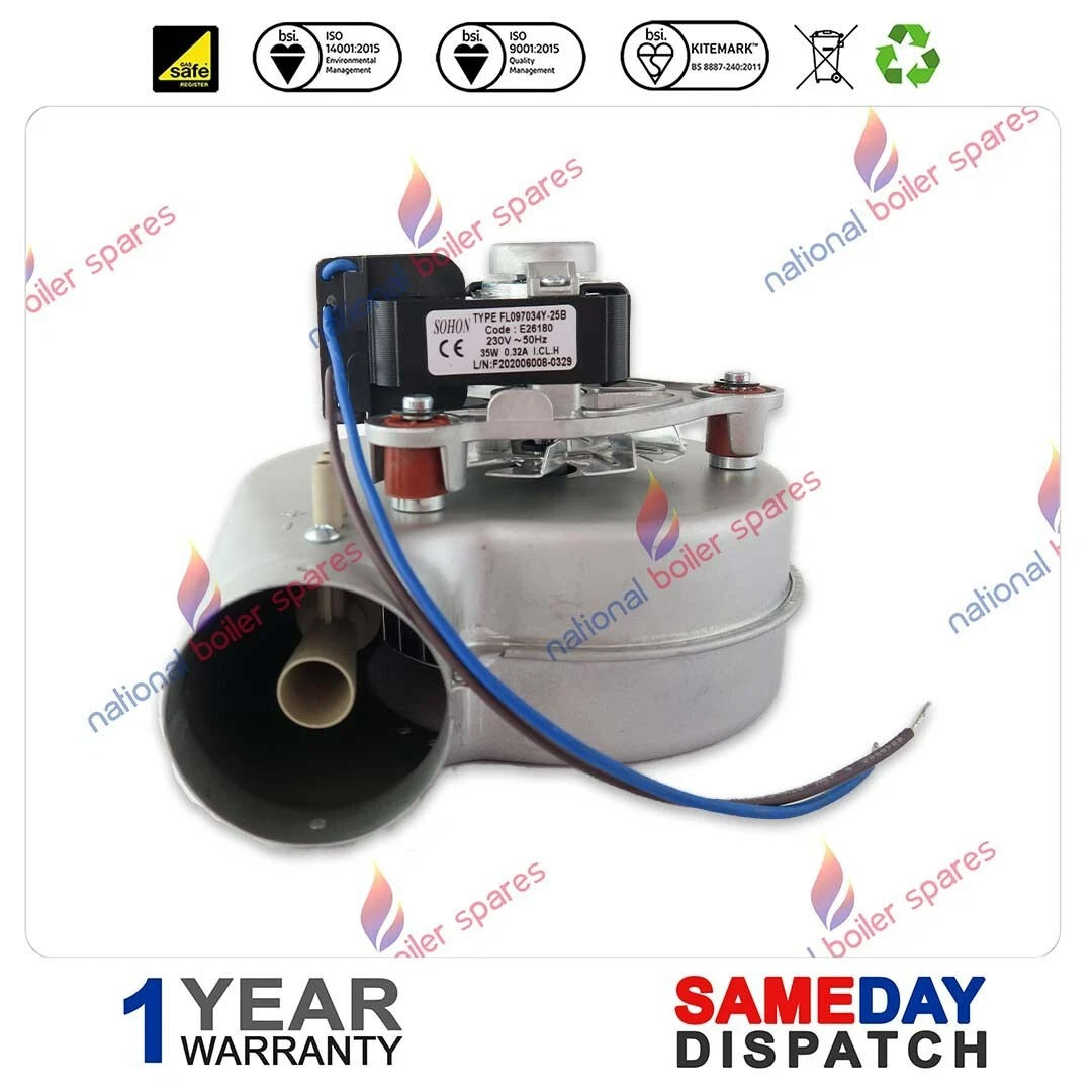 Baxi Solo 3 Boiler Fan 30PF 40PF 50PF 70PF 80PF With Venturi 246051 244714  | eBay