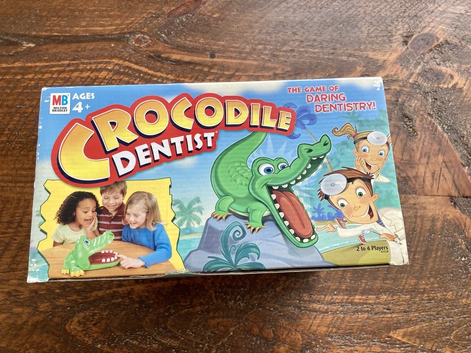 Vintage 2002 2003 Crocodile Dentist Game Box Instructions Hasbro Milton Bradley - Image 4 of 4
