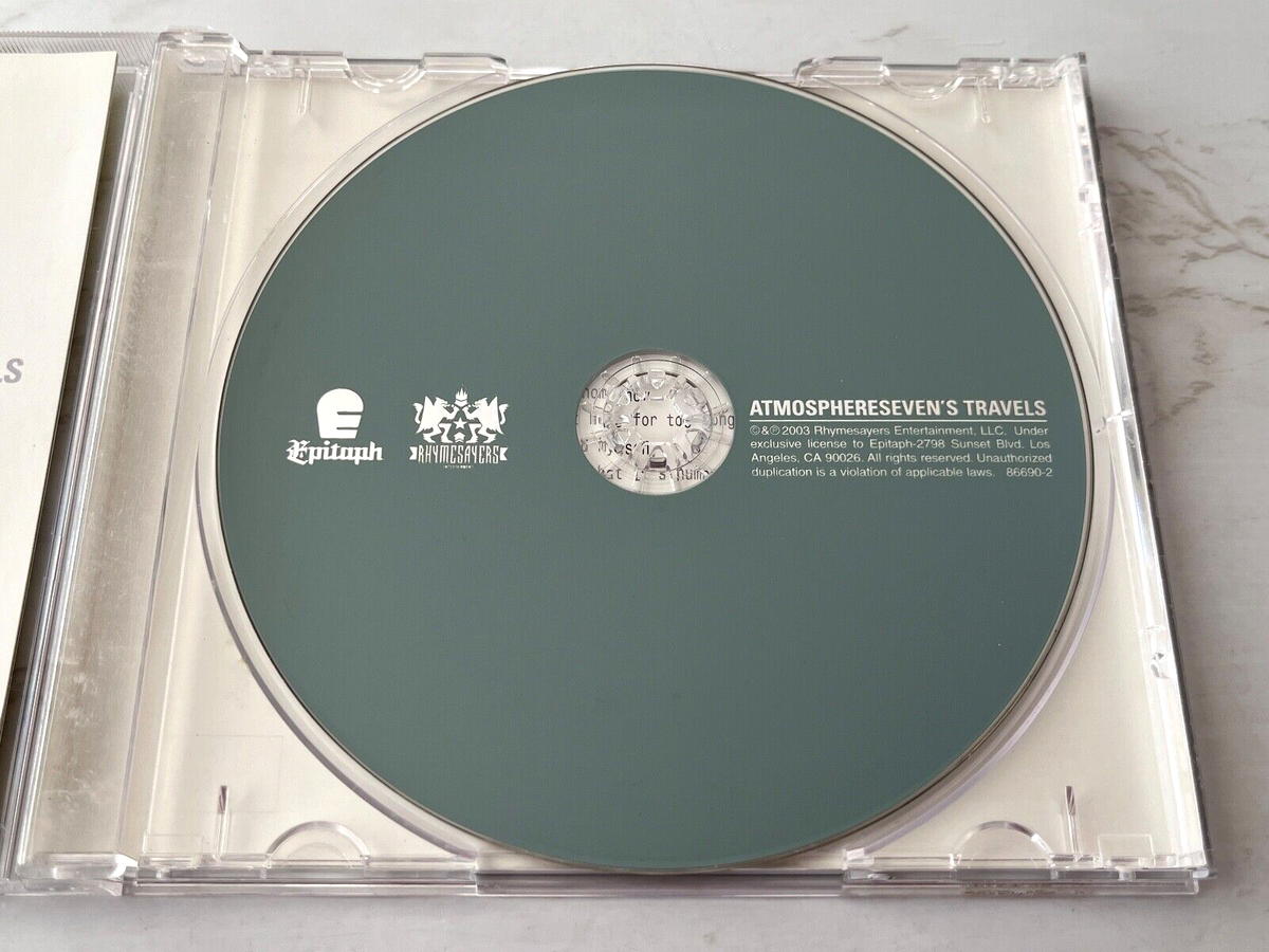 Atmosphere Seven's Travels CD ORIGINAL 2003 Epitaph 86690-2 Lifter