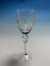 Rogaska Gallia Crystal Wine Goblet 7.75" tall X 2.25” Diameter - Cut Glass