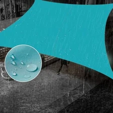  Waterproof Sun Shade Sail 8' x 10' 0 8' x 1 0' waterproof Turquoise Blue