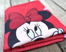 Disney Minnie Mouse Microfiber Red Bath/Beach Towel 51x24 EUC