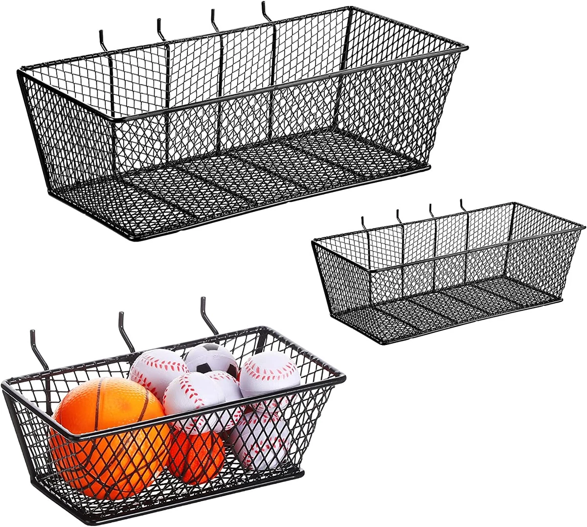 Pegboard baskets deals