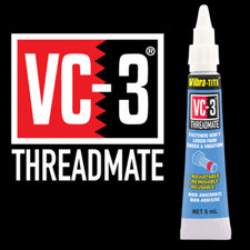 Vibra-Tite VC-3 Threadmate Removable / Reusable Threadlocker - USA