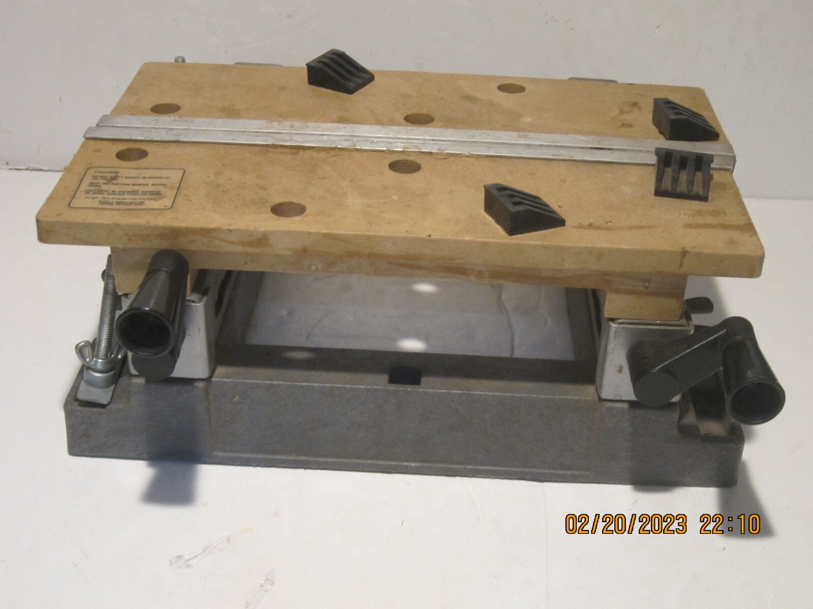 Black&Decker Bench Top WorkMate 79-020 Type 1 GREAT COND W/CLAMPS & 4 ...