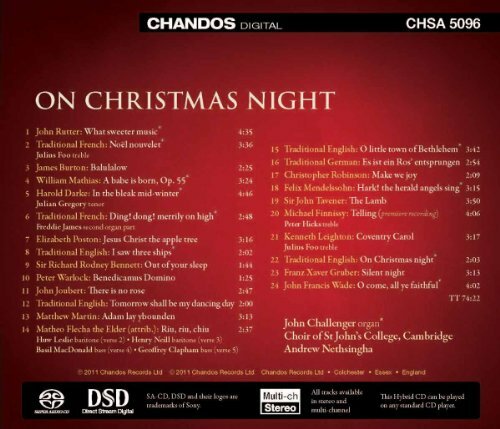 On Christmas Night Carols From St Johns College Choir Cambridge Andrew Neths - Picture 2 of 3