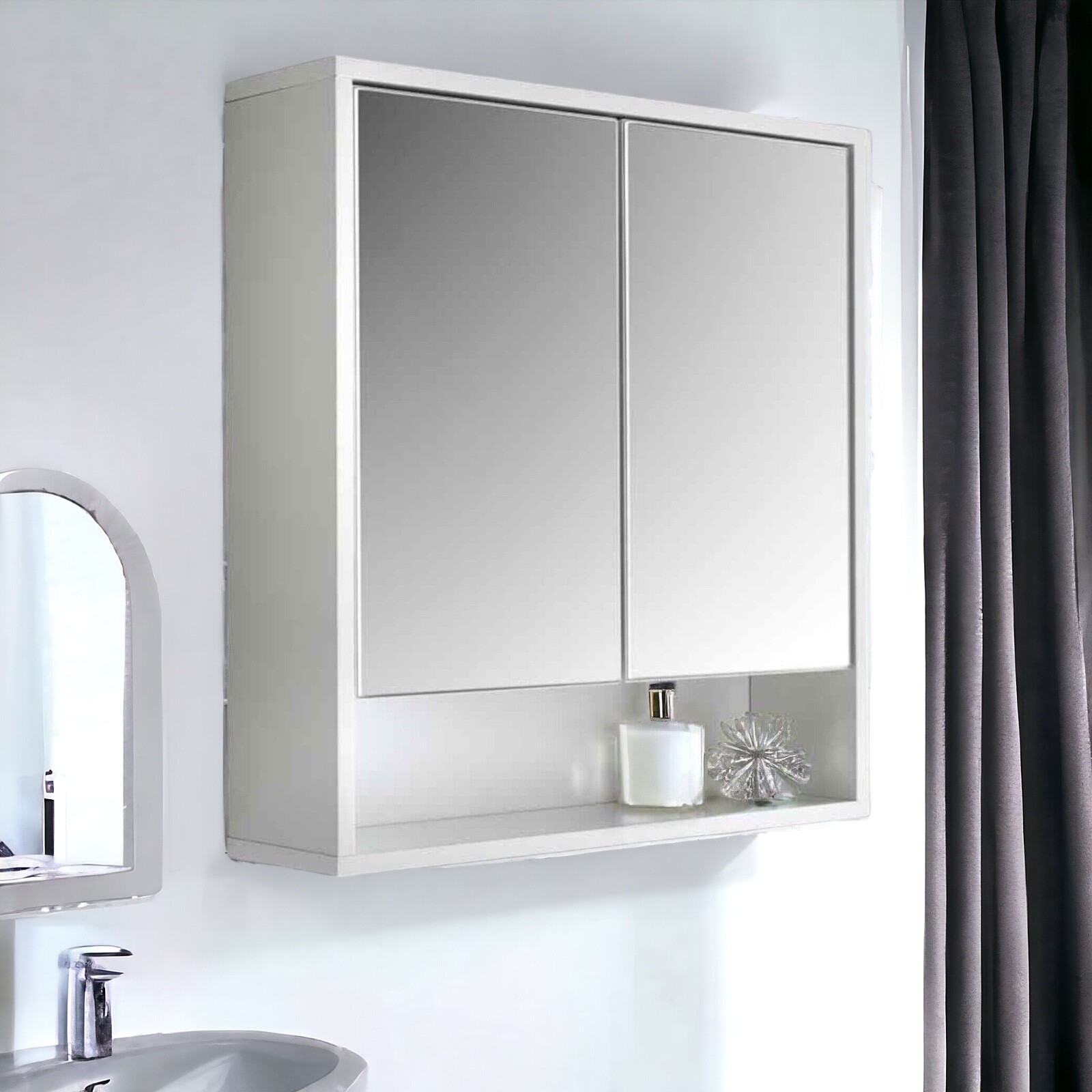 New Stunning Norsk High Gloss Bathroom Mirror Perfect Bathroom
