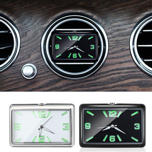 Mini Quartz Analog Watch Stick-On Clock Luminous Square Watch For Car Motorcycle - Bild 20 von 20